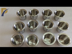 تحليل المختبر زيركونيوم الصهريج مع الأطراف المعدن الثمين المنصهر Zr702 الصهريج